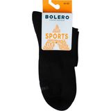Bolero Unisex Dikişsiz Taban Havlu Kısa Spor Çorap Siyah - 41 - 45