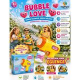 Bolfer Köpük Tabancası Otomatik Baloncuk Makinesi Pilli - 2026 Model Sızdırmaz Tasarım Bubble Gun - Çocuk Doğum Günü Hediyesi Sarı