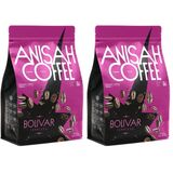 Bolivar Koyu Kavrulmuş (DARK ROAST) Espresso Blend Çekirdek Kahve 1000g | Dolgun Gövde-Dengeli Tat (2 paketi)