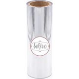 Bolivo Premium Hobi Varak, El Sanatları, Dekorasyon ve Kendin Yap (DIY) Süsleme Folyosu (Gümüş, 10 cm x 5 mt)