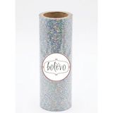 Bolivo Premium Hobi Varak, El Sanatları, Dekorasyon ve Kendin Yap (DIY) Süsleme Folyosu (Gümüş Boncuk, 10 cm x 5 mt)