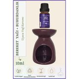 Bolluk-Bereket (Abundance) Uçucu Yağ Karışımı Özel Seri (10 Ml) Ve Buhurdanlık: Ruhsal Ve Fiziksel Denge