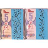 Bölmeli Defter 125 Yaprak 4+1 Spiralli Ayraçlı x 2 Adet - Adrenalin Mavi