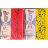 Bölmeli Defter 125 Yaprak 4+1 Spiralli Ayraçlı x 2 Adet - Altın Sarısı