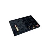 Bölmeli Yüzük Karışık Tabla Siyah 25x35