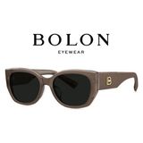 Bolon BL3195-C21 Genç Kadın Yarı-Oval Çerçeveli Asetat UV400,POLARIZE Güneş Gözlüğü - Kahverengi