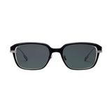 Bolon BL6108-C10 Genç Kadın Erkek Unisex Kare Çerçeveli Asetat UV400 Güneş Gözlüğü - 01-Siyah
