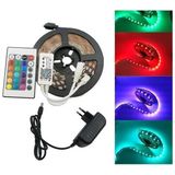 Bolsat Rgb Şerit Led Seti Adaptör Kumanda Dahil 5m - Elektrik Malzemesi
