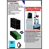 Bolsat Solar 6.2 Kw Set - 2400 Watt Panel - 800 Amper Jel Akü - 6200 Watt Tam Sinüs Akıllı Inverter - Gri