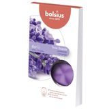 Bolsius Kokulu Buhardanlık Eritme Mum Tableti - Lavanta Kokulu - 6 Yuvarlak Şekilli Tablet Mum - 2-3 kere eritme ile toplamda yaklaşık 25 saat koku deneyimi