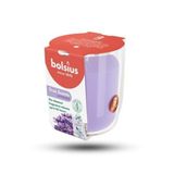 Bolsius Lavanta Kokulu Bardakta Mum - Vegan & Doğal & Saf Koku Özlü -Palmiye Yağı İçermez - 25 Saat Yanma Süresi - Lila Renkte - 80mm/73mm