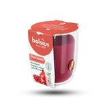 Bolsius Nar Kokulu Bardakta Mum - Vegan & Doğal & Saf Koku Özlü -Palmiye Yağı İçermez - 25 Saat Yanma Süresi - Kırmızı Renkte - 80mm/73mm