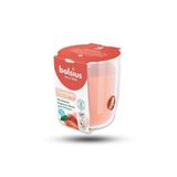 Bolsius Şeftali Kokulu Bardakta Mum - Vegan & Doğal & Saf Koku Özlü -Palmiye Yağı İçermez - 25 Saat Yanma Süresi - Şeftali Renkte - 80mm/73mm