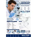 Bolter Chemical Products İş Güvenlik Gözlüğü Laborant Laboratuvar Tam Koruyucu Gözlük S700 Major Şeffaf