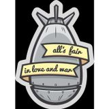 Bomba Sticker 10x10 cmRenkli Sticker