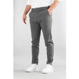 bombe Erkek Koyu Gri Slim Fit Bilek Boy Esnek Likralı Kumaş Pantolon