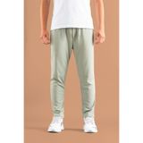 bombe Erkek Lastikli Fitilli Jogger Pantolon Taş