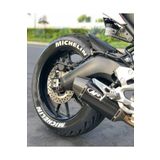 bombtire Lastik Yazısı Michelin Orijinal Ürün 4 Adet Motorsiklet Ve Araba Sticker (MADE IN USA)®