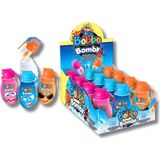 Bomby/ Bomba Oyuncaklı Çilek, Ahududu, Kola Aromalı Ekşili Emzik Şeker (32GRX12ADT)