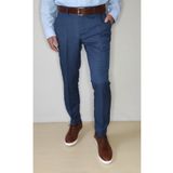 Bomenti Life Erkek Ekose Mavi Slim Fit Spor Pantolon