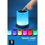 BOMER Touch Lamp Oda Lambası Portable Speaker Renkli Gece Lambası & Bluetooth Hoparlör
