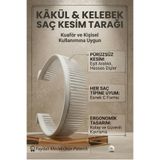 BOMİAS Kâhkül Saç Kesim Taraği BEYAZ, Kelebek Saç Kesim Tarağı, Kişisel-Kuaför Kullanımına Uygun