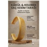 BOMİAS Kâhkül Saç Kesim Taraği SARI, Kelebek Saç Kesim Tarağı, Kişisel-Kuaför Kullanımına Uygun