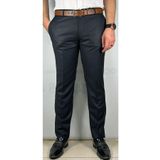 Bomonti Yüksek Kalite Slim Erkek Koyu Grı Esnek Dız Astarlı Kumaş Pantolon