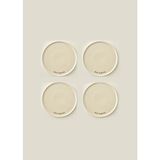 Bon Appetit Porselen Pasta Tabağı 4'lü Krem (21 Cm)