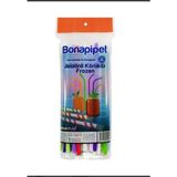 Bona Pipet Jelatinli Körüklü Pipet 50 Adet Karışık Renkli Içi Jelatinli