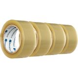 Bonabant Şeffaf Koli Bandı 4 Adet 4.5 cm x 200 mt Akrilik Yapıştırıcı ile Güçlü Dayanıklılık