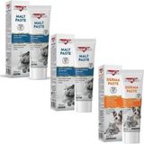 Bonacibo 3'lü Kedi Bakım Seti: 2 Adet Anti-Hairball Malt Macun + 1 Adet Derma Tüy Bakım Macunu (3X100G)