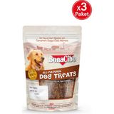 BonaCibo Dana Et Çubukları Ödül Maması 100 gr x 3 Paket, Beef Strips