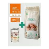 Bonacibo Kuzulu Yetişkin Kedi Maması 2 Kg + 6 Adet 400 Gr Tavuklu Yaş Mama Seti