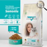 BonaCibo Somonlu 15 kg Kısırlaştırılmış Yetişkin Kuru Kedi Maması