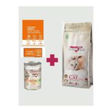 Bonacibo Yetişkin Kedi Maması Seti Tavuklu ve Hamsili 2 Kg Kuru Mama + Tavuklu ve Hindili Jöleli 6x400 gr Konserve Yaş Mama