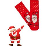 Bonapart Özel Koleksiyon Unisex Yılbaşı Noel Merry Christmas Happy Red Noel Kolej Çorap - Renkli - 38 - 42