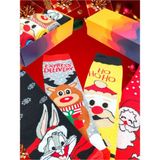 Bonapart Özel Kutulu 4 Çift Unisex Yılbaşı Merry Christmas Noel Renkli Çorap Seti - 37 - 44