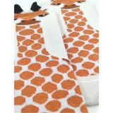 Bonapart Unisex Happy Giraffe Renkli Patik Çorap - Beyaz - 38 - 42