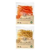Bonatelli Organik Bakliyat Fettuccine Makarna Seti 2x400 G - Kırmızı/Yeşil Mercimek Unlu Çubuk Makarna