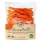 Bonatelli Organik Kırmızı Mercimekli Çubuk Makarna 400 G (8'Li Paket)