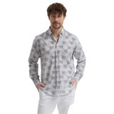 Bonaven Erkek Siyah Pamuklu Uzun Kollu Slim Fit Spor Gömlek Siyah M