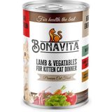 Bonavita Kuzu Etli Yavru Kedi Maması 12 Adet