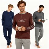 Bonbon Erkek Pamuklu 3 Adet 2'li Pijama Takımı BB2233