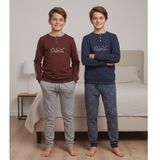 BONBON Genç Erkek Pamuklu 2 Adet 2'li Pijama Takımı AL001 V1, AL003 V1 BB2458