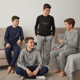 Bonbon Genç Erkek Pamuklu 4 Adet 2'li Pijama Takımı BB2491