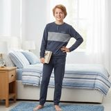 Bonbon Genç Erkek Pamuklu Füme Renk Pijama Takımı AL002 V2 BB2433