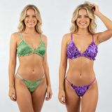 Bonbon Kadın Fırfırlı Balensiz Desteksiz Bralet Sütyen ve Slip Külot 2'li Takım BB2289