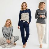 Bonbon Kadın Pamuklu 3 Adet 2'li Pijama Takımı BB2216