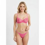 Bonbon Kadın Tül Transparan Balenli Sütyen ve Transparan String Külot 2'li Takım BB2277